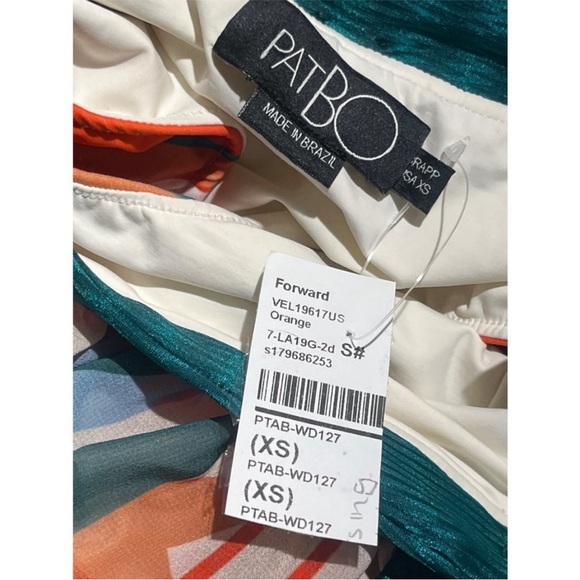 NWT PatBO Rio Print Halter Cutout Maxi Dress (XS) - Picture 7 of 7